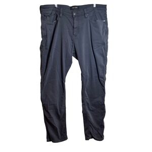 DUER Mens Dark Grey 38x32 N2X Relaxed Taper Jeans  Stretch Performance Denim